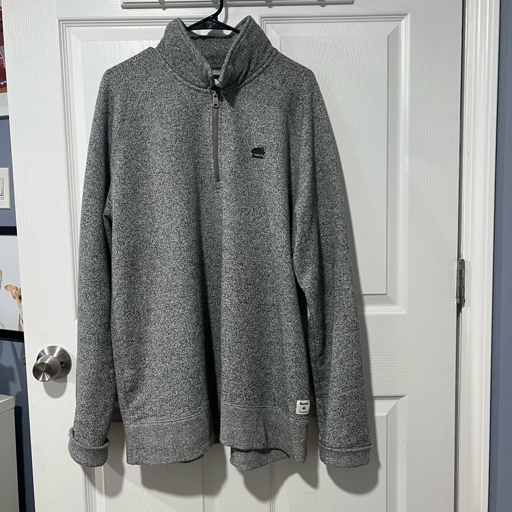 ROOTS, Men’s 2X Organic Polo, like new and WARM!!